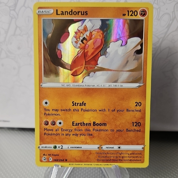 Landorus 148/264 Pokemon TCG Holo Rare - Picture 1 of 2